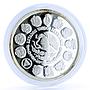 Mexico 100 pesos Ibero America Encounter of Two Worlds Ships silver coin 1991