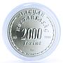 Hungary 2000 forint Science Physics Famous Person Lorand Eotvos silver coin 1998