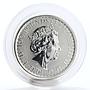 Britain 100 pounds Britannia with trident and Shield Bullion platinum coin 2018