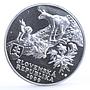 Slovakia 500 korun Tatras National Park Animals Fauna silver coin 1999