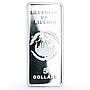 Liberia 5 dollars Lunar Calendar series Year of the Tiger silver coin 2010