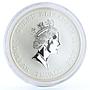 Tuvalu 1 dollar Writer Nikolai Gogol Literature colored silver coin 2009