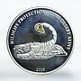 Mongolia 500 tugriks Scorpion Wildlife Protection colour silver proof coin 2005