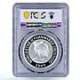 Denmark 100 kroner Endangered Wildlife Polar Bear Fauna PR70 PCGS Ag coin 2007