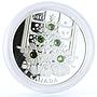 Canada 20 dollars Holidays Christmas Tree Gifts proof silver coin 2011