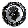 Ghana 1 cedi The Royal Baby proof colored silverplated Cu coin 2013