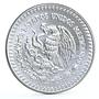 Mexico 1 onza Libertad Angel of Independence silver coin 1990