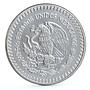 Mexico 1 onza Libertad Angel of Independence silver coin 1992