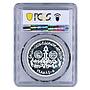 Egypt 5 pounds Architecture Congress in Cairo Pyramids PR67 PCGS Ag coin 1985