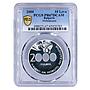 Bulgaria 1000 leva Sailing Ship Kaliakra PR67 PCGS proof silver coin 1996