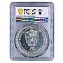 Czechoslovakia 500 korun Birthday of Matica Slovenska Genuine PCGS Ag coin 1988