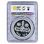 Egypt 5 pounds Ancient Leaders Pharaohs Tutankhamun PR67 PCGS silver coin 1985