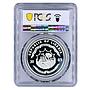 Liberia 20 dollars Railways Locomotive Train BR 10 10 001 PR68 PCGS Ag coin 2003