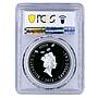 Niue 2 dollars Great White Shark Animals Fauna PR69 PCGS silver coin 2012
