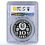 Bulgaria 10 leva International Year of the Child PR68 PCGS silver coin 1979