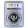 Bulgaria 1000 leva Rozhen Astronomical Observatory PR66 PCGS silver coin 1995