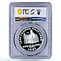 Bulgaria 50 leva Tsar Ivan Assen II Church Architecture PR68 PCGS Ag coin 1981