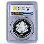 Bulgaria 10000 leva 120 Years of Liberation PR67 PCGS silver coin 1998