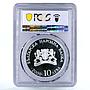 Bulgaria 10 leva Church of Pantokrator in Nessebar PR67 PCGS silver coin 2000