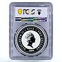 Niue 2 dollars Love is Precious Black Swans Birds PR70 PCGS colored Ag coin 2010