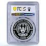 Rwanda 500 francs Marine Life Mydas Green Turtle Fauna PR69 PCGS Ag coin 2010