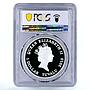 Tuvalu 1 dollar WWII Tanks British A22 Chruchill Arms PR70 PCGS silver coin 2010