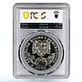 Bosnia and Herzegovina 500 dinara Youth Olympics Flame MS65 PCGS CuNi coin 1995