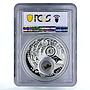 Belarus 20 rubles Zodiac Signs series Aries PR69 PCGS gilded silver coin 2013