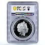 Cook Islands 5 dollars Russian Christmas Star Village PR70 PCGS silver coin 2013