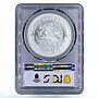 Mexico 1 onza Libertad Angel of Independence MS67 PCGS silver coin 1999