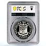 Philippines 5 piso Ferdinand E. Marcos PR69 PCGS nickel coin 1975