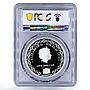 Tokelau 1 dollar Year of the Horse Three Horses Animals PR70 PCGS Ag coin 2014