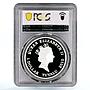 Tuvalu 1 dollar Yuna Kim Olympic Figure Skating PR70 PCGS silver coin 2010