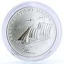 Hungary 2000 forint Old Ship Phoenix Clipper Boat Seafaring silver coin 1998