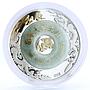 Laos 2000 kip Lunar Calendar Year of the Dragon proof gilded silver coin 2012