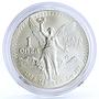 Mexico 1 onza Libertad Angel of Independence silver coin 1988