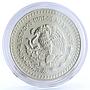 Mexico 1 onza Libertad Angel of Independence silver coin 1989