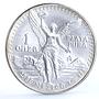 Mexico 1 onza Libertad Angel of Independence silver coin 1989