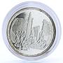 Egypt 5 pounds Culture Aida Opera Artists Building Architecture silver coin 1987