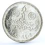Egypt 5 pounds Ancient Leaders Pharaohs Tutankhamun proof silver coin 1985