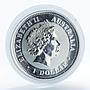 Australia 1 dollar Year of the Monkey Lunar Series I Silver coin 1 oz 2004