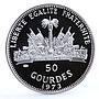 Haiti 50 gourdes International Year of Mother and Child proof silver coin 1973