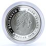 Niue 1 dollar Lunar Calendar Year of the Goat Angel gilded silver coin 2015