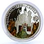 Palau 5 dollars World of Wonders Neuschwanstein Castle Architecture Ag coin 2010