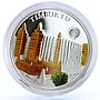 Palau 5 dollars World of Wonders Timbuktu City Architecture silver coin 2011