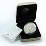 Australia, 1 Dollar, Year of the Goat gilded silver coin 1 Oz 2003