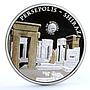 Palau 5 dollars World of Wonders Persepolis Shiraz Architecture silver coin 2011