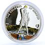 Palau 5 dollars World of Wonders Colossus of Rhodes Architecture Ag coin 2009