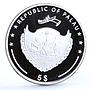 Palau 5 dollars World of Wonders St Basil Cathedral Architecture Ag coin 2010