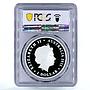 Australia 1 dollar McDonald Islands Penguins Fauna PR70 PCGS silver coin 2011